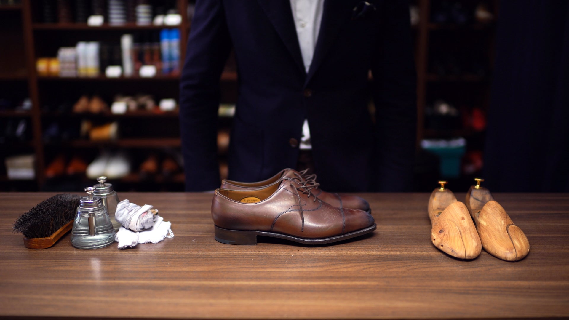 Shoe Shine event with British Made at Ginza Six 4th November