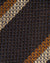 Vanda Fine Clothing - Burgundy-Mustard-Cream Stripes Tie