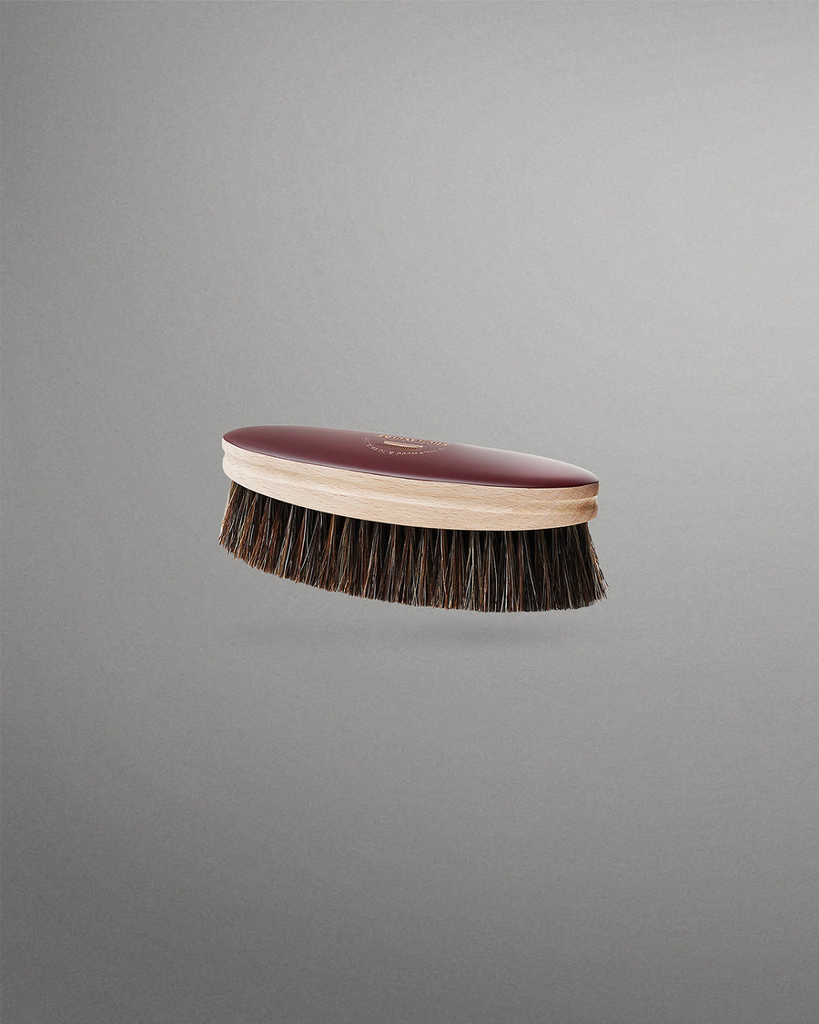 Dust Removal Shoe Polish Brush - Made in Japan by Shoji Works (Red)