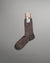 Il Regalo Mid-Calf Socks - Linen Striped Socks
