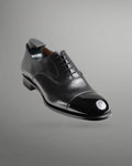 Joseph Cheaney Alfred Cap Toe Oxford in Black Calf