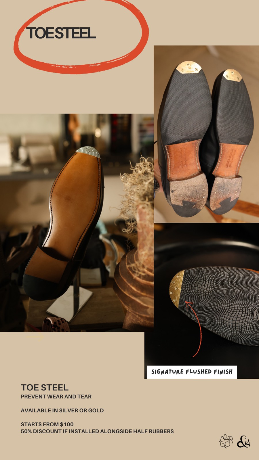 Toe steel